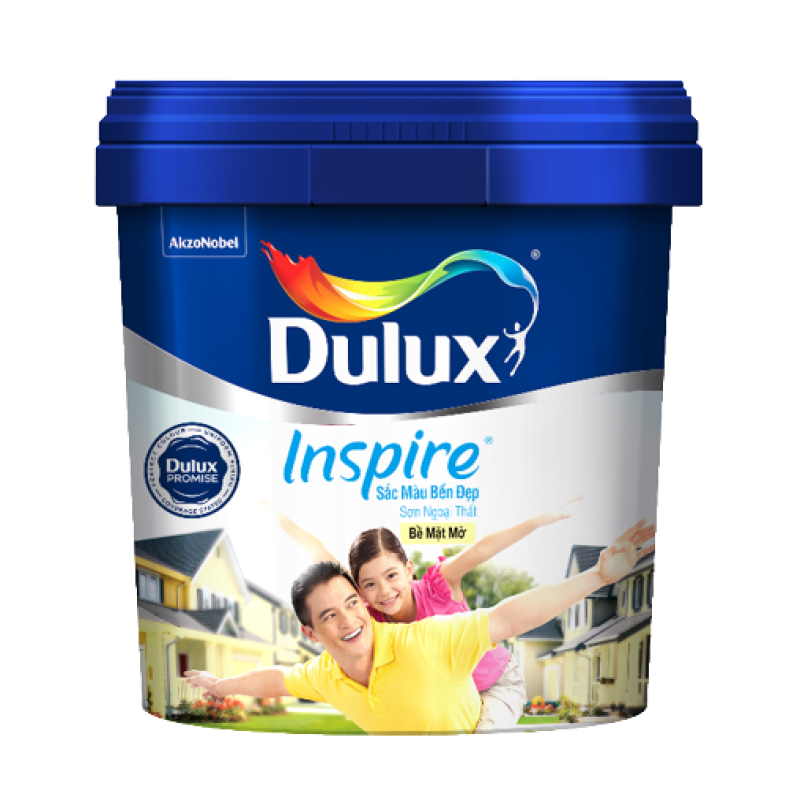 Dulux Inspire Ngoại Thất Sắc Màu Bền Đẹp Bề Mặt Mờ